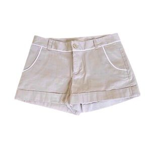 Banana Republic Khaki Ryan Fit Khaki Low Rise Cuffed Short, Women’s Size 4.